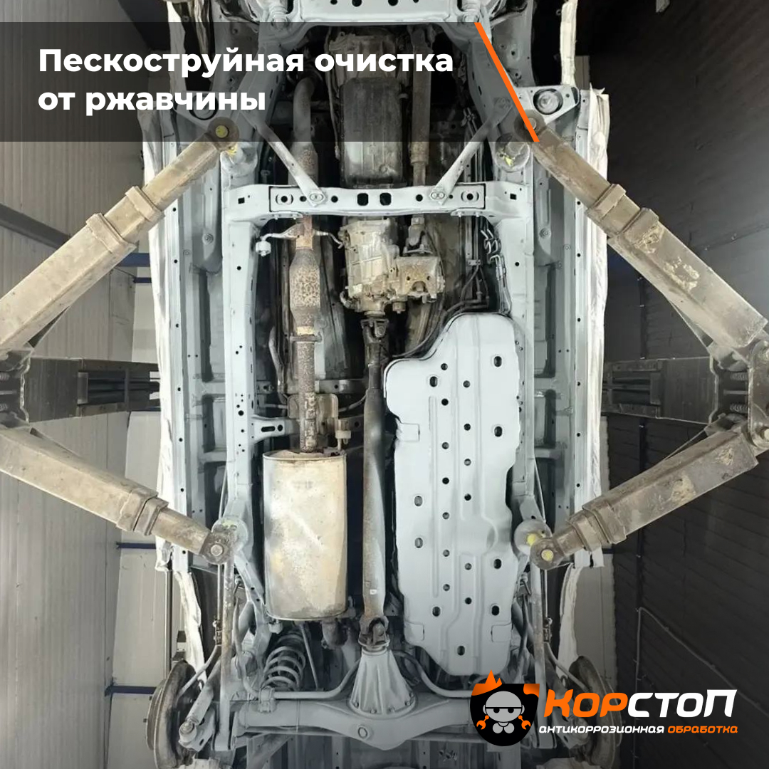 Пескоструйная очистка автомобиля от ржавчины